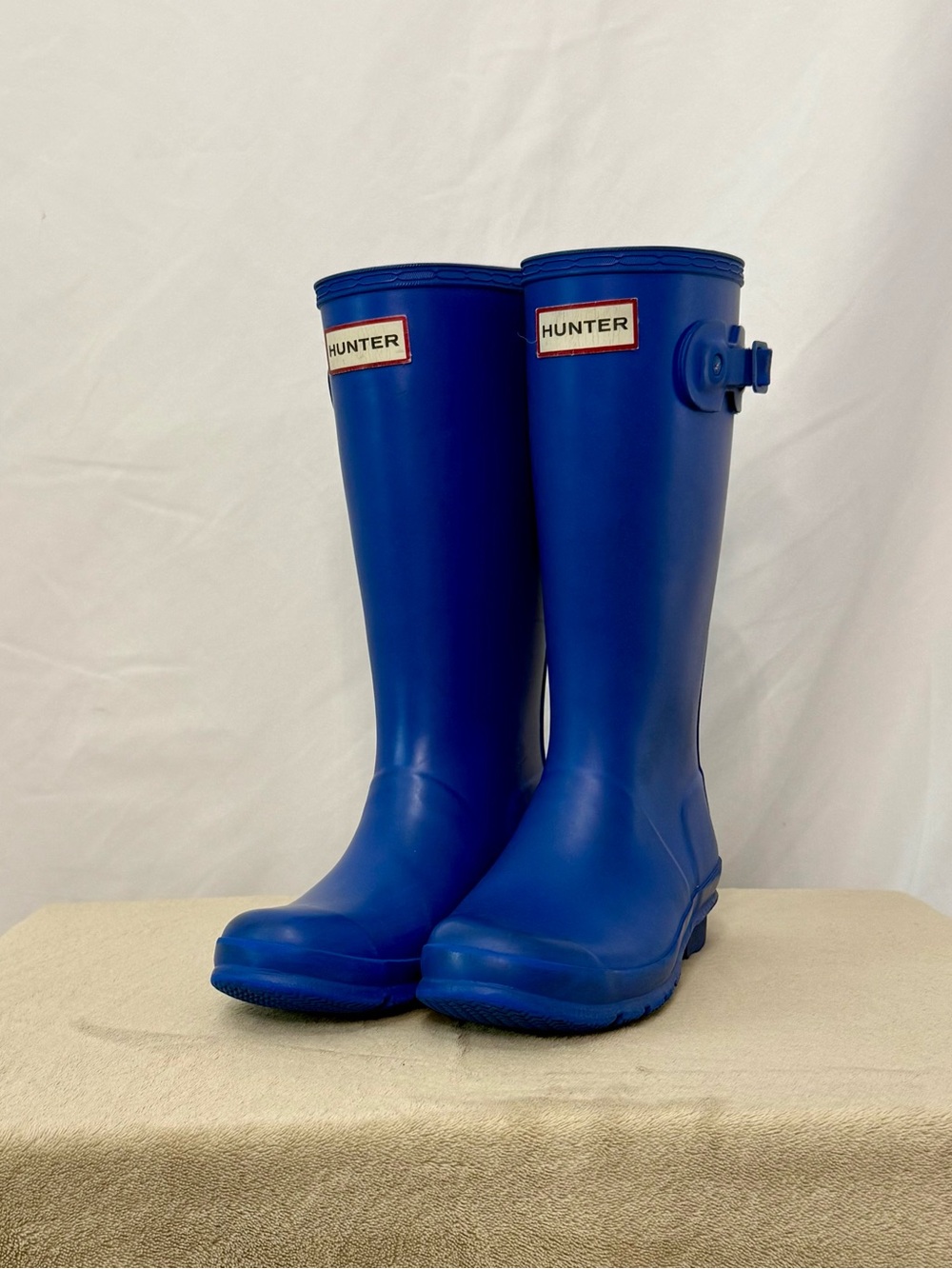 Hunter Kids Royal Blue Tall Rain Boots